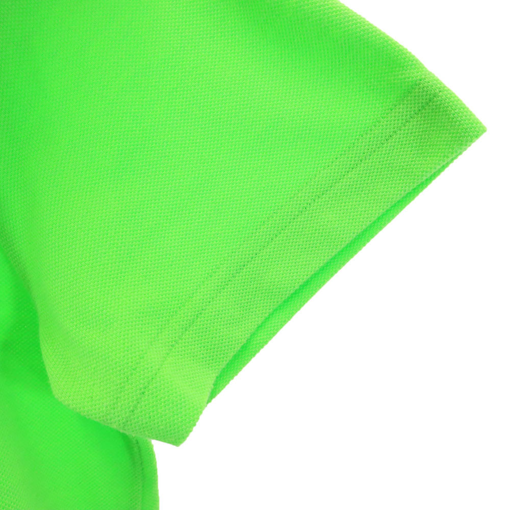 ラコステ 日本製 半袖 ポロシャツ 3 ネオンライトグリーン LACOSTE 鹿の子 メンズ