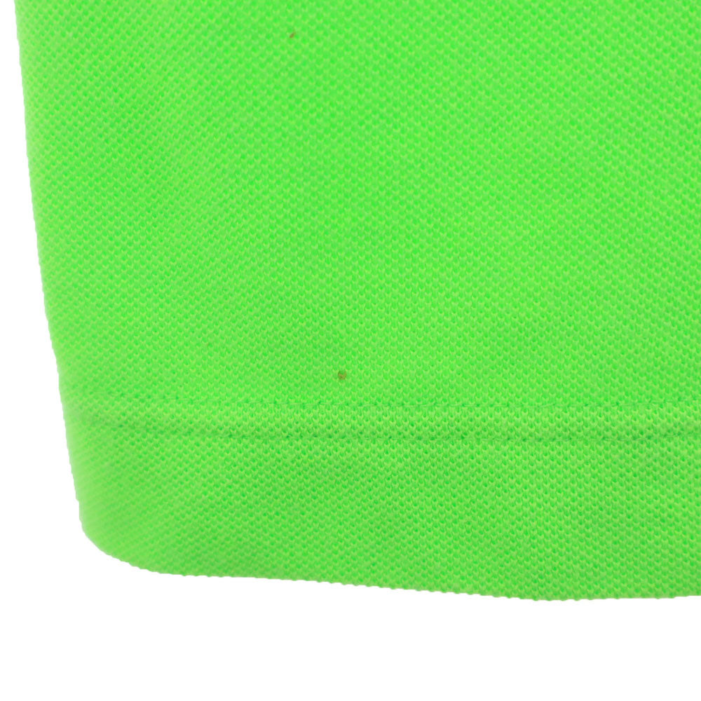 ラコステ 日本製 半袖 ポロシャツ 3 ネオンライトグリーン LACOSTE 鹿の子 メンズ