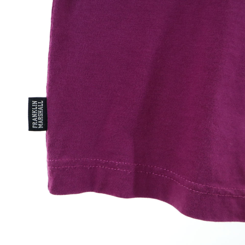 フランクリンマーシャル イタリア製 半袖 Tシャツ S パープル FRANKLIN&MARSHALL メンズ