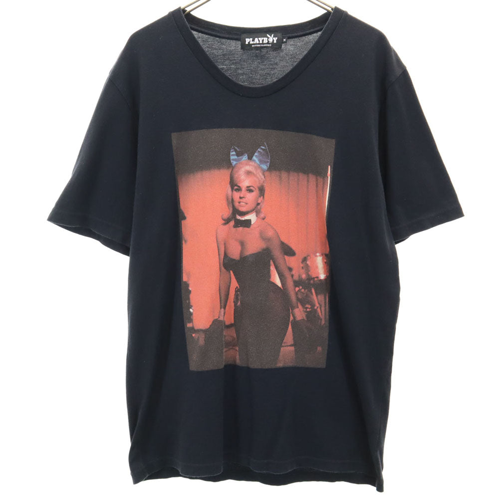 PLAYBOY プレイボーイ 半袖 Tシャツ M ブラック メンズ