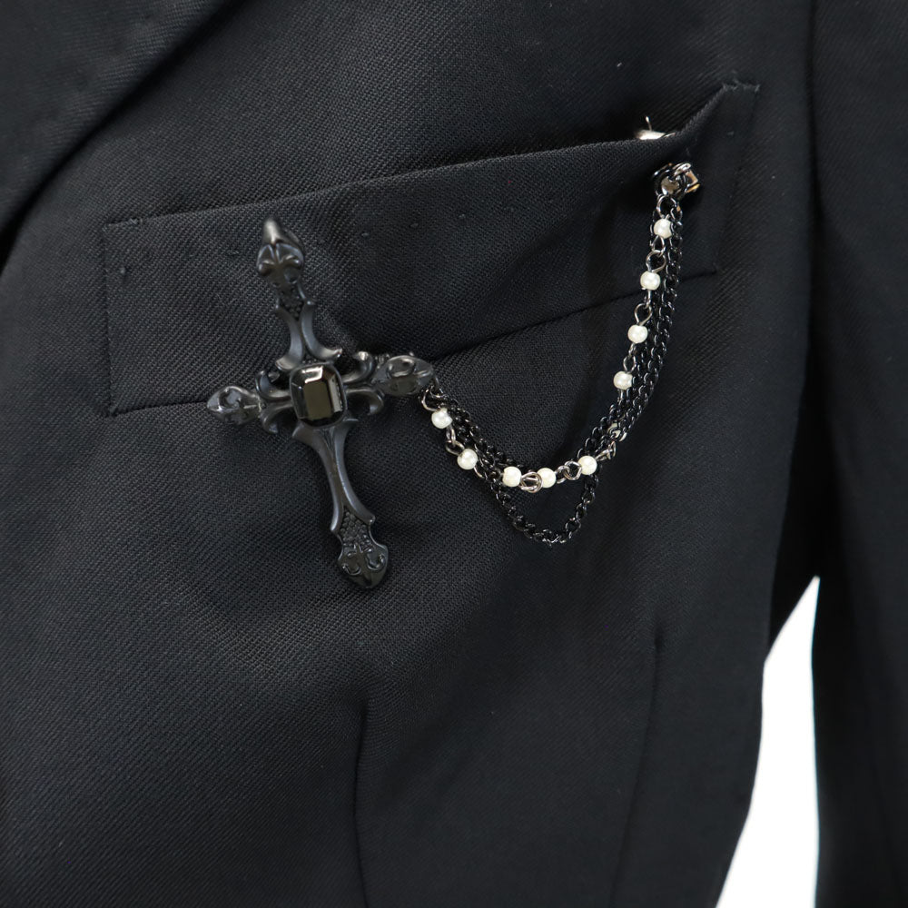 ドルチェアンドガッバーナ イタリア製 ウール テーラードジャケット 38 ブラック DOLCE&GABBANA レディース