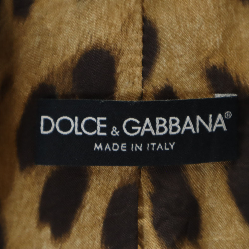 ドルチェアンドガッバーナ イタリア製 ウール テーラードジャケット 38 ブラック DOLCE&GABBANA レディース