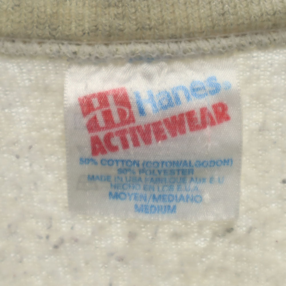 Hanes ヘインズ 90s USA製 オールド 長袖 スウェット トレーナー M グレー 裏起毛 メンズ