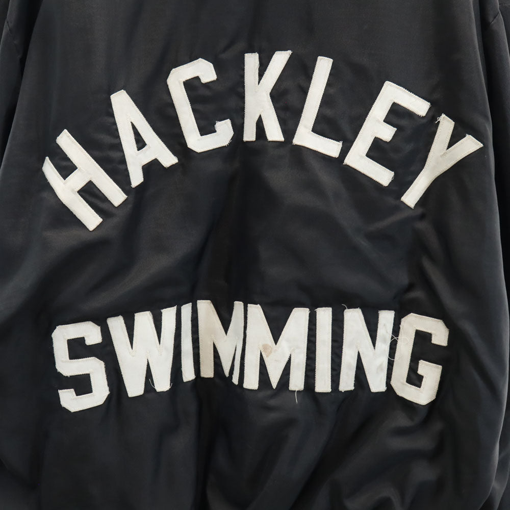 Holloway ホロウェイ 70s 80s USA製 ハーフジップ ジャケット L ブラック プルオーバー メンズ