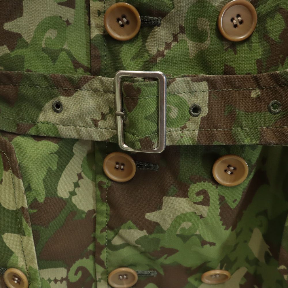 ブラックコムデギャルソン 2014年 日本製 カモフラ柄 ミリタリー ピーコート XS カーキ BLACK COMME des GARCONS 迷彩 メンズ