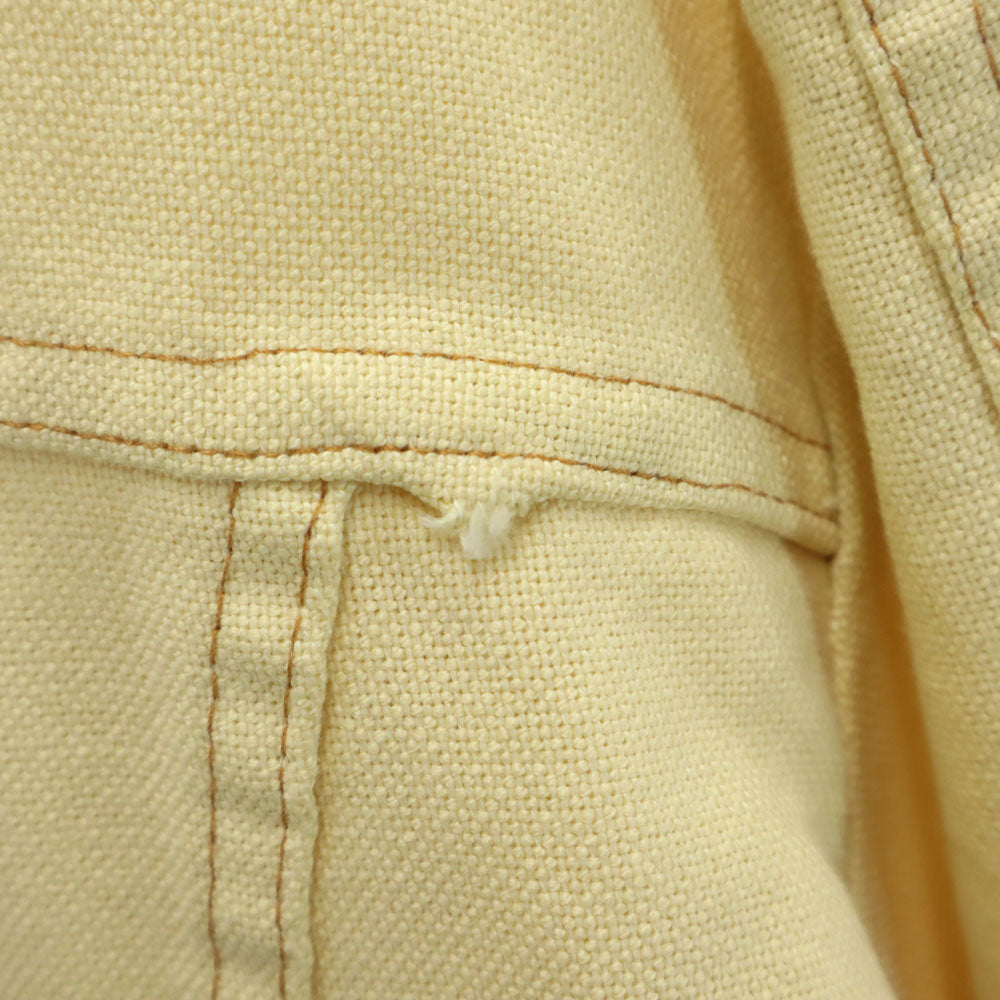 Wrangler ラングラー 70s ヴィンテージ 長袖 オープンカラー ウエスタンシャツ イエロー系 ジャケット メンズ