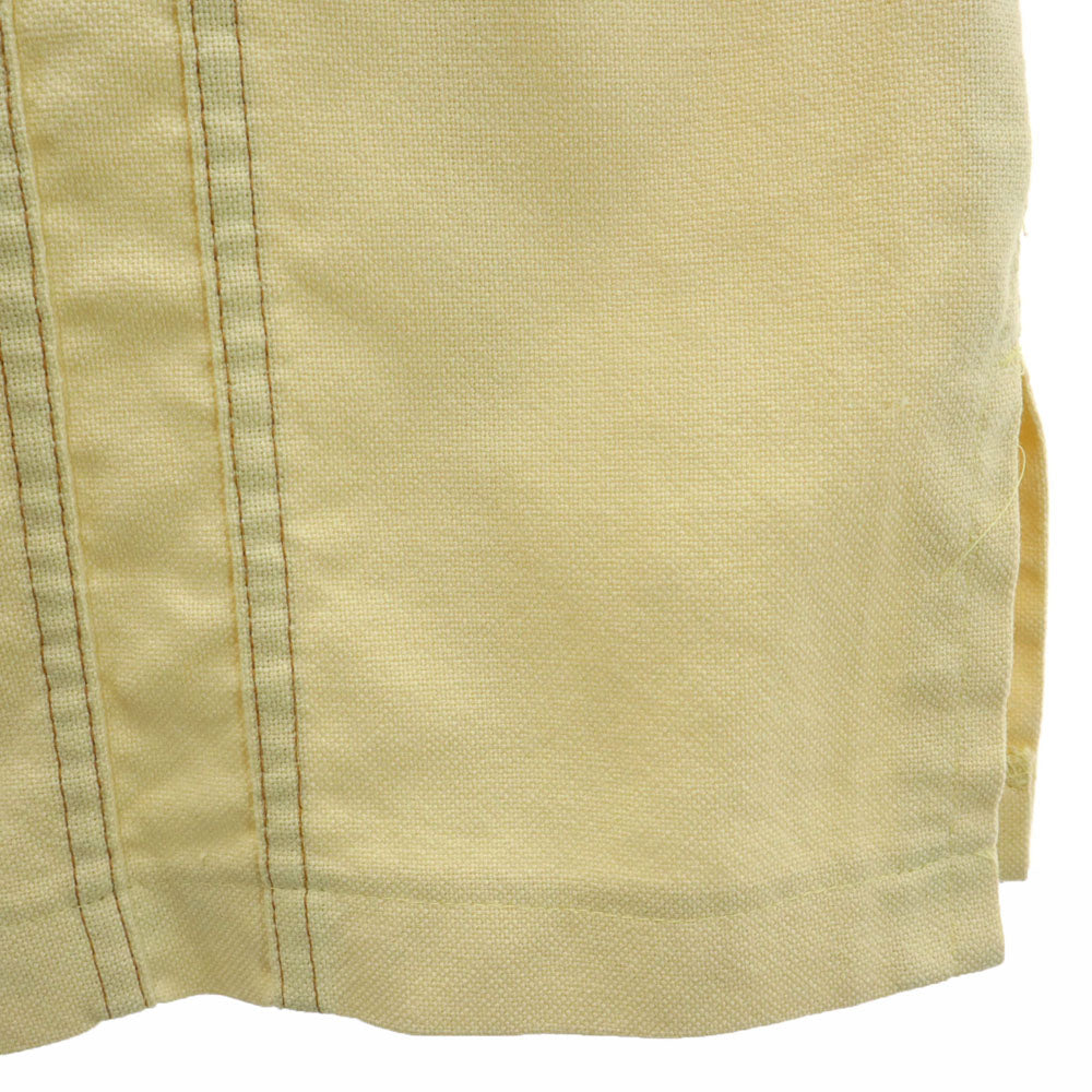 Wrangler ラングラー 70s ヴィンテージ 長袖 オープンカラー ウエスタンシャツ イエロー系 ジャケット メンズ