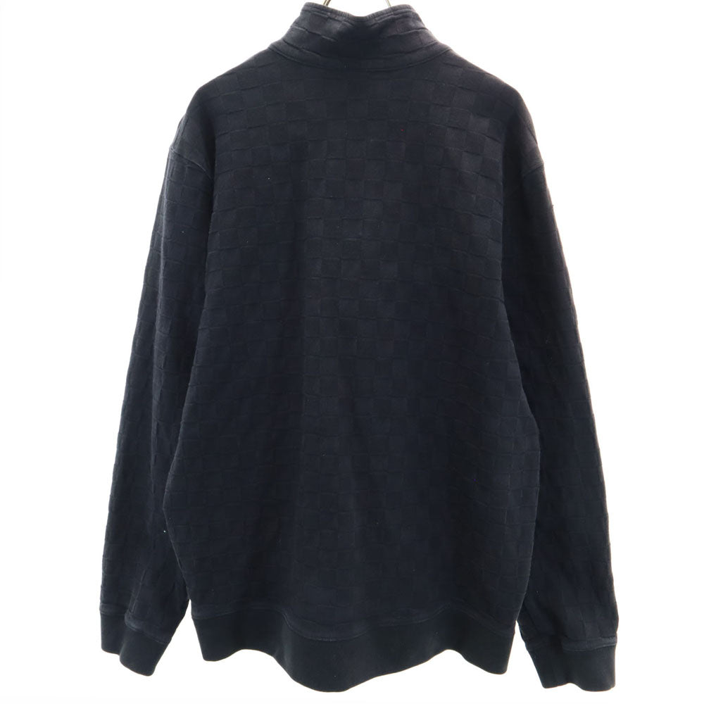 Supreme シュプリーム 長袖 ハーフジップ Tシャツ M ブラック プルオーバー メンズ