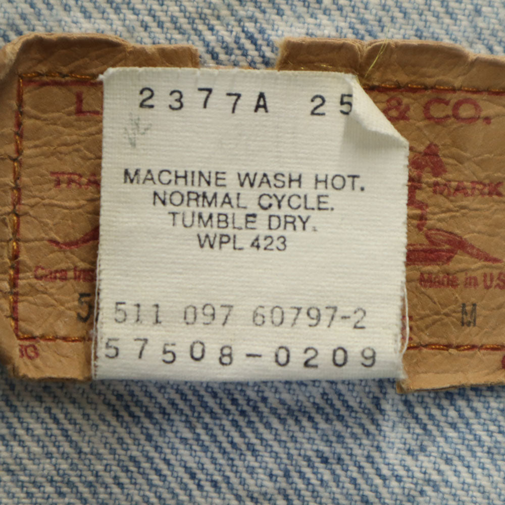 Levi's リーバイス 90s USA製 オールド デニムジャケット M ジージャン メンズ