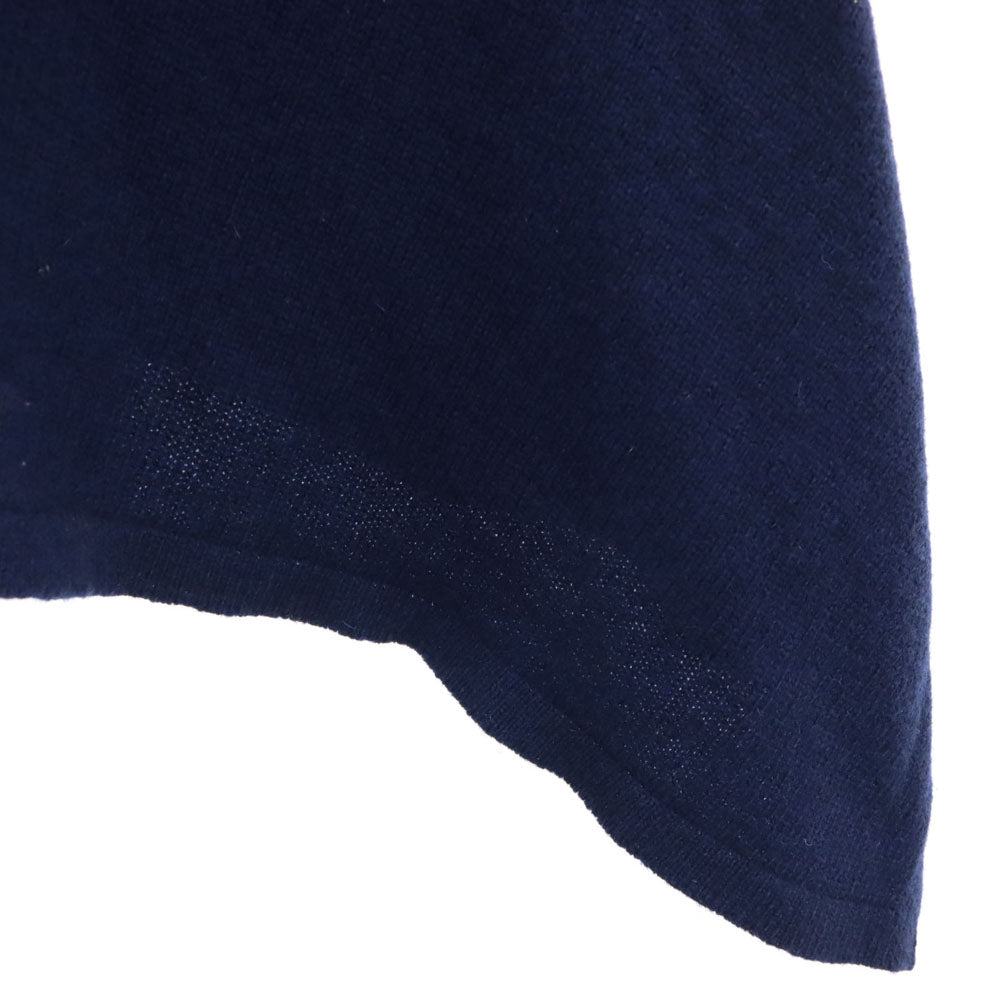 コムデギャルソン 2009年 日本製 ウール 長袖 ニットカーディガン S ネイビー COMME des GARCONS レディース