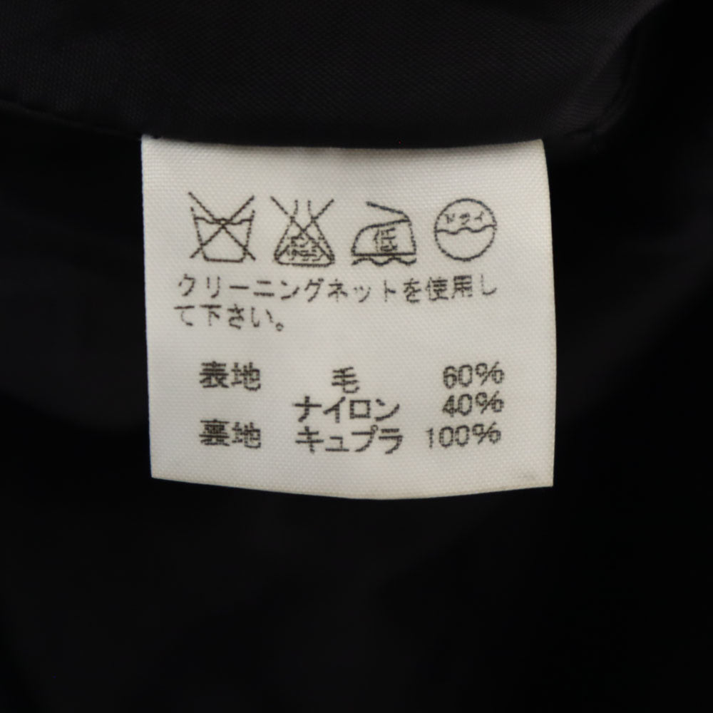 イッセイミヤケ 日本製 ウールブレンド ジャケット 2 ブラック ISSEY MIYAKE レディース