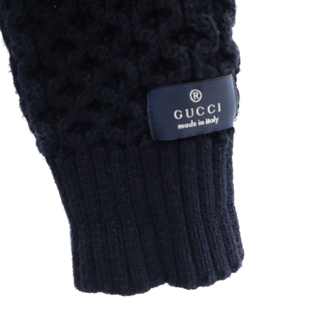 GUCCI グッチ イタリア製 長袖 セーター 5 ネイビー ニット キッズ