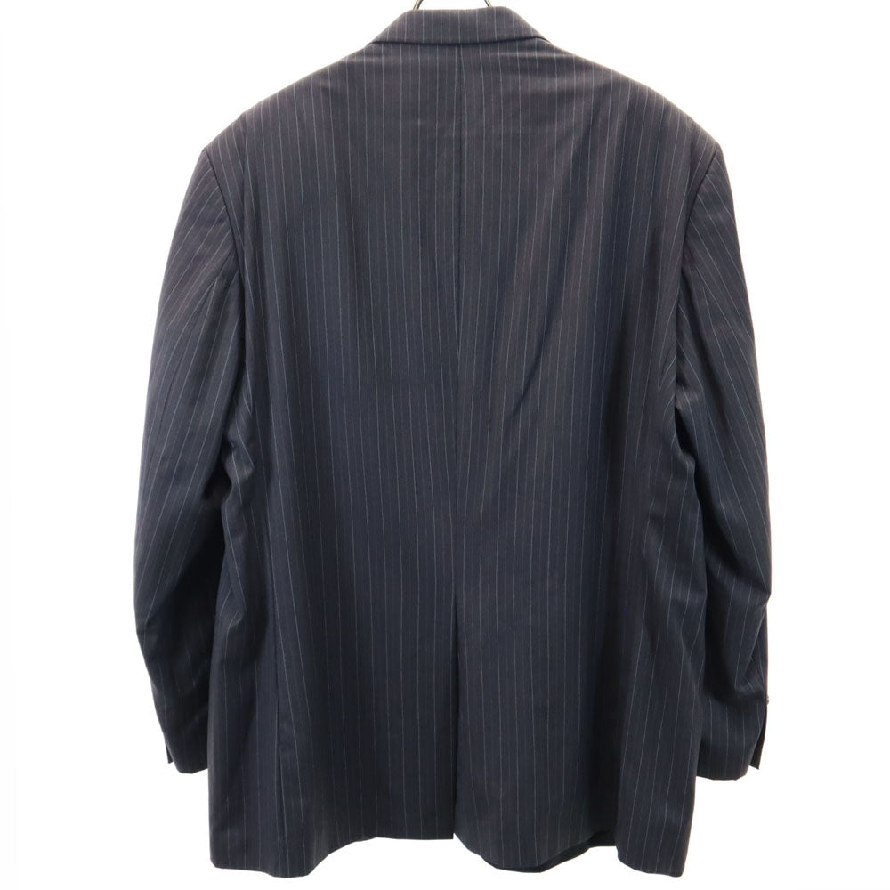 ローレンラルフローレン ストライプ 長袖 テーラードジャケット グレー系 LAUREN RALPH LAUREN カナダ製 メンズ