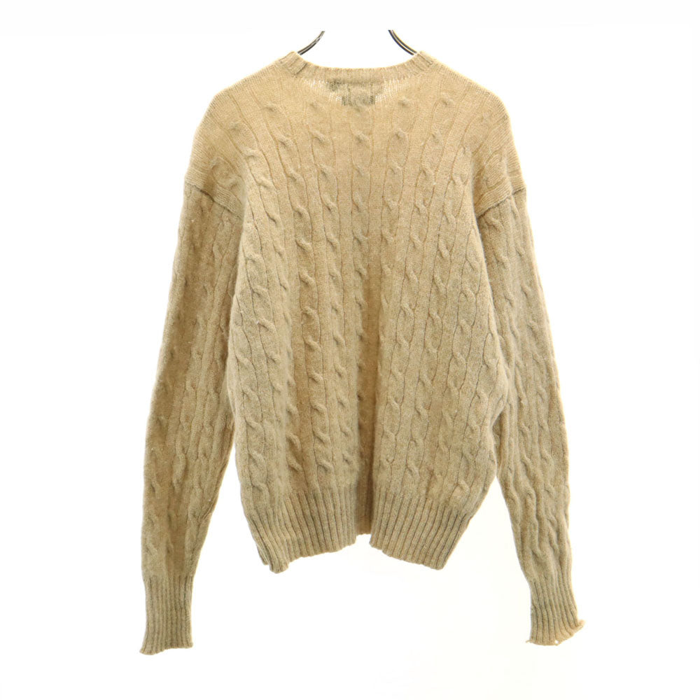 ポロバイラルフローレン ウール 長袖 ポロベア オールド セーター M ベージュ Polo by Ralph Lauren ニット メンズ