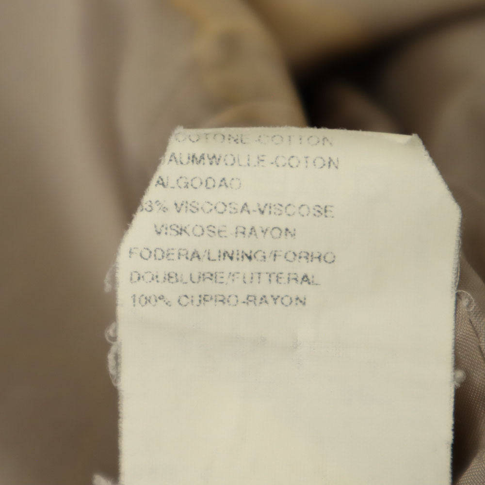 Emporio Armani エンポリオアルマーニ イタリア製 テーラードジャケット 40 ベージュ レディース