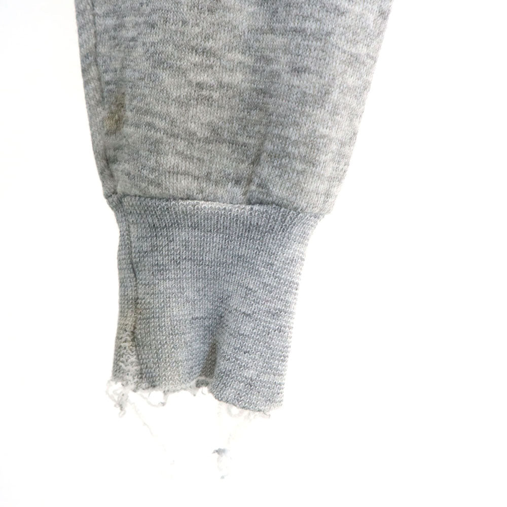 70s ヴィンテージ 沖縄米軍海軍病院 US NAVY 長袖 スウェット トレーナー グレー 裏起毛 NAVAL HOSPITAL メンズ