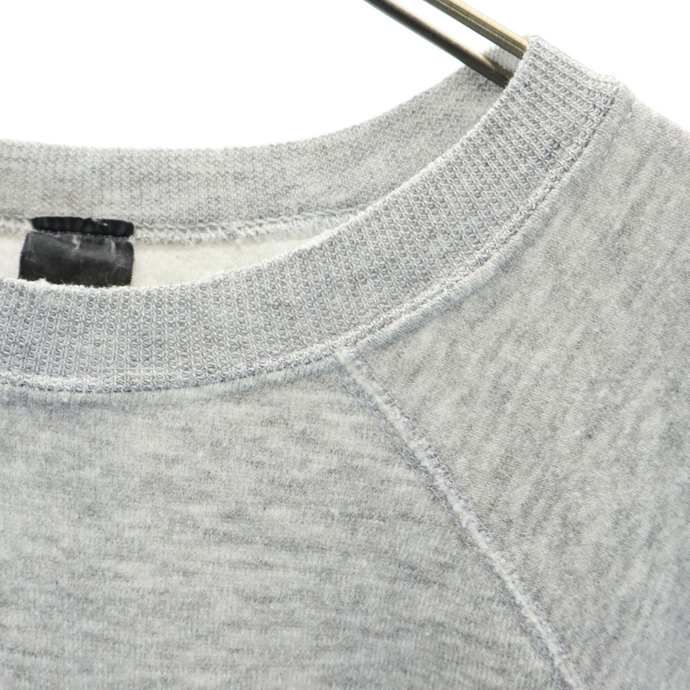 70s ヴィンテージ 沖縄米軍海軍病院 US NAVY 長袖 スウェット トレーナー グレー 裏起毛 NAVAL HOSPITAL メンズ