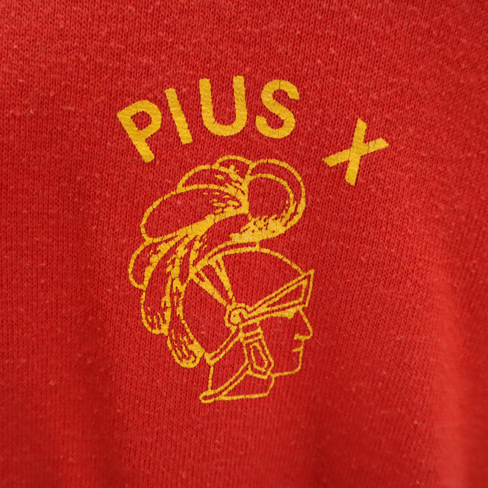 Champion チャンピオン 90s USA製 オールド 長袖 スウェット トレーナー M 朱色 裏起毛 レディース