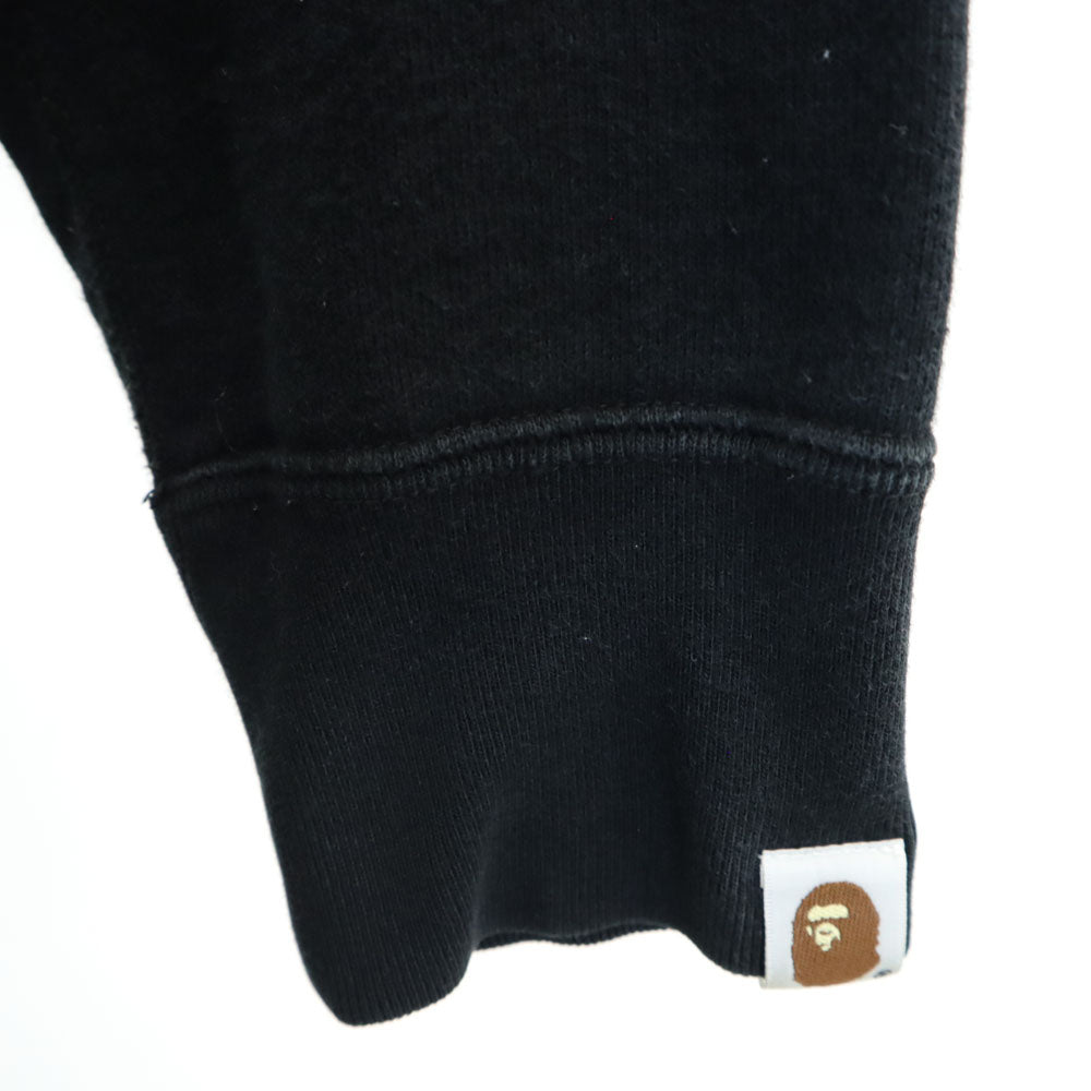 A BATHING APE アベイシングエイプ 日本製 長袖 スウェット パーカー L ブラック Classics メンズ