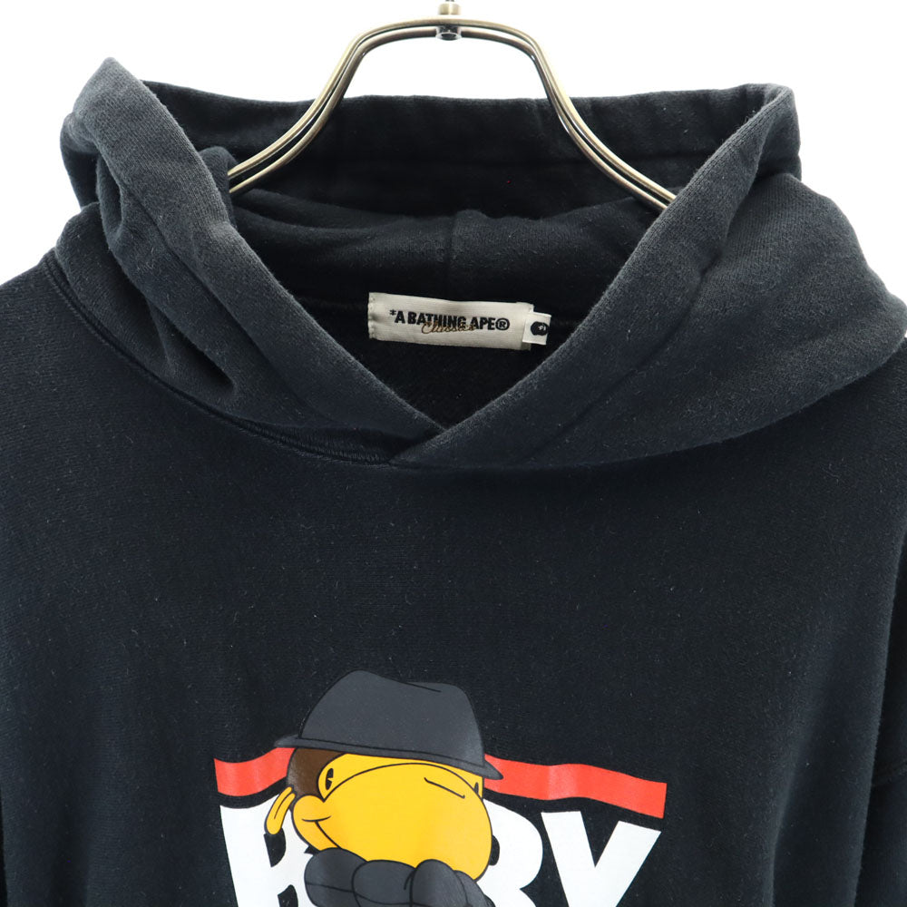 A BATHING APE アベイシングエイプ 日本製 長袖 スウェット パーカー L ブラック Classics メンズ