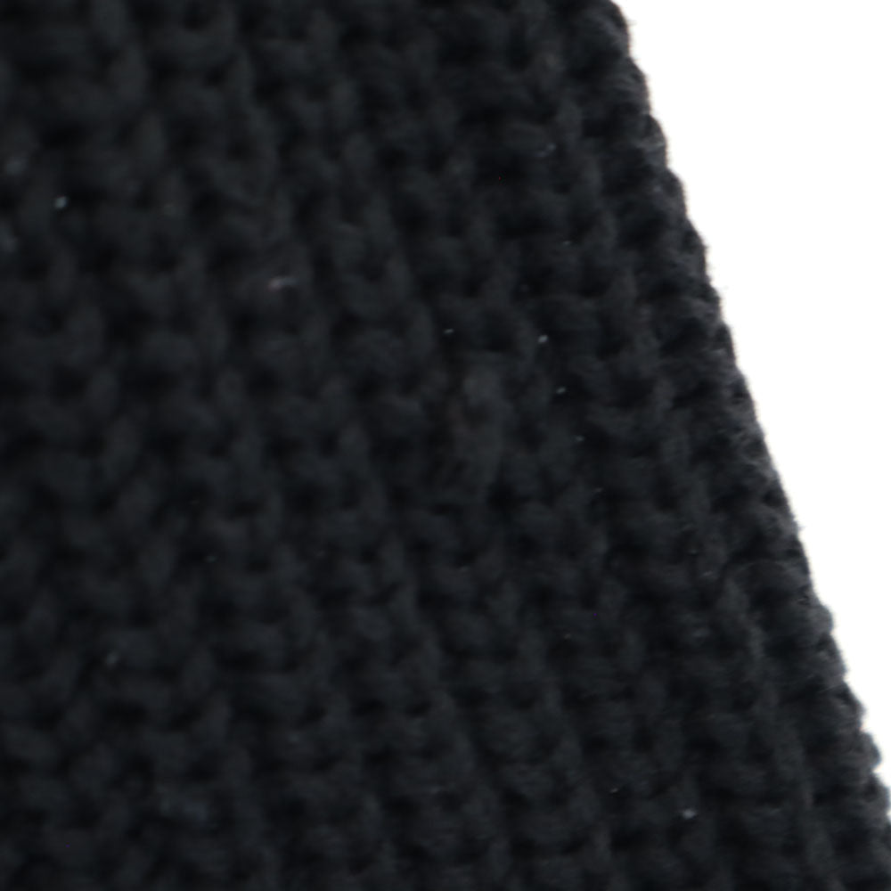 DELUXE デラックス ウール ニットジャケット S ブラック メンズ