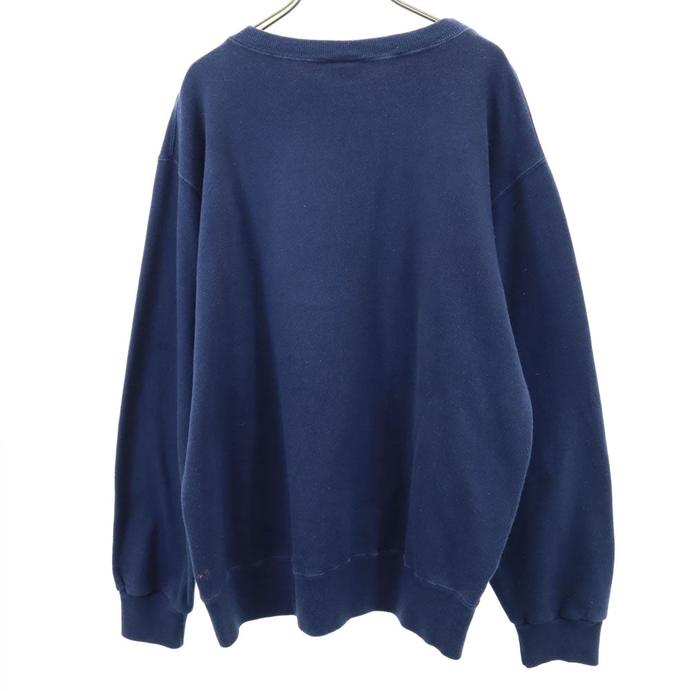 Champion チャンピオン 90s USA製 オールド 青タグ 長袖 スウェット トレーナー L ネイビー 裏起毛 メンズ