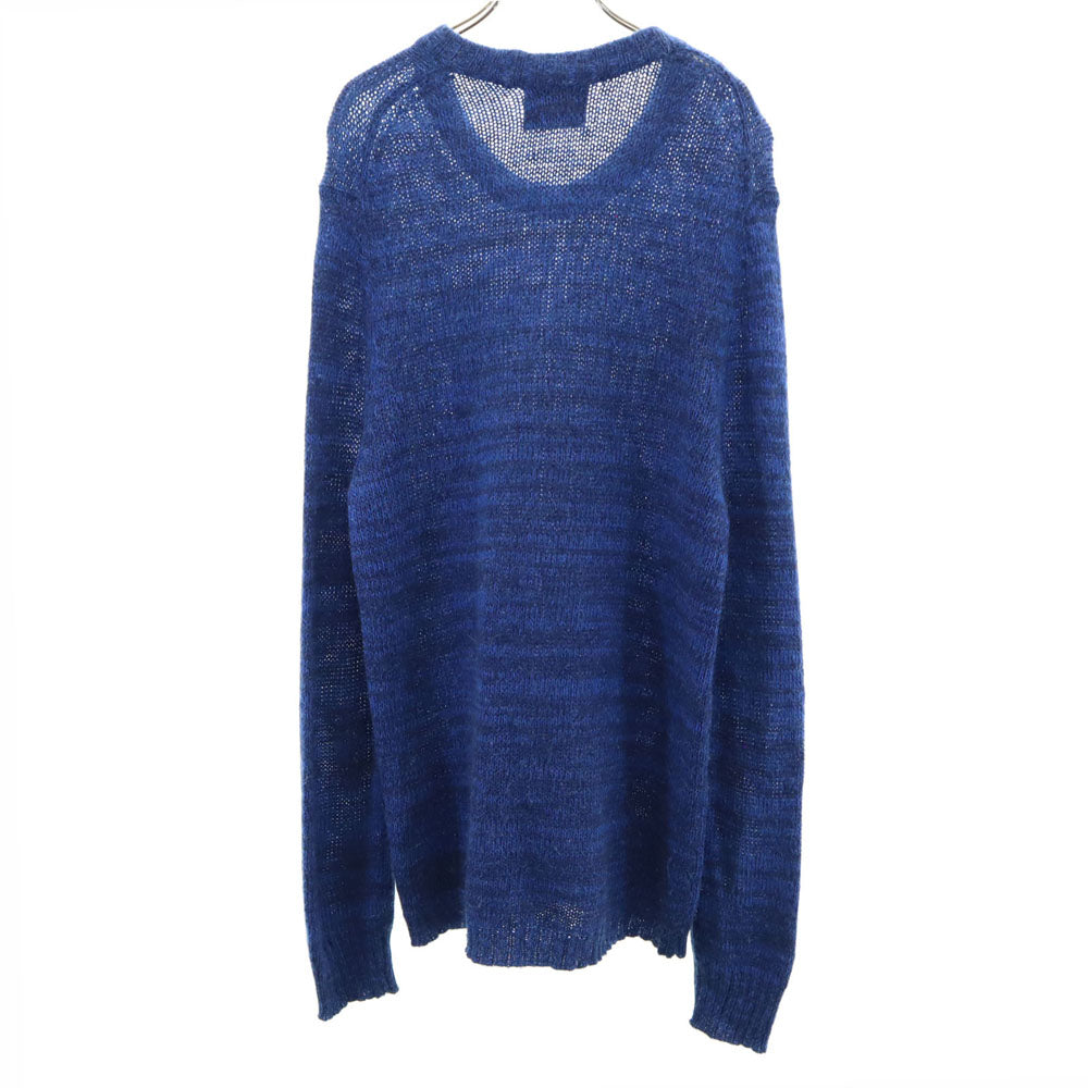 ACNE アクネ ウールブレンド 長袖 セーター S 青紺 ニット メンズ
