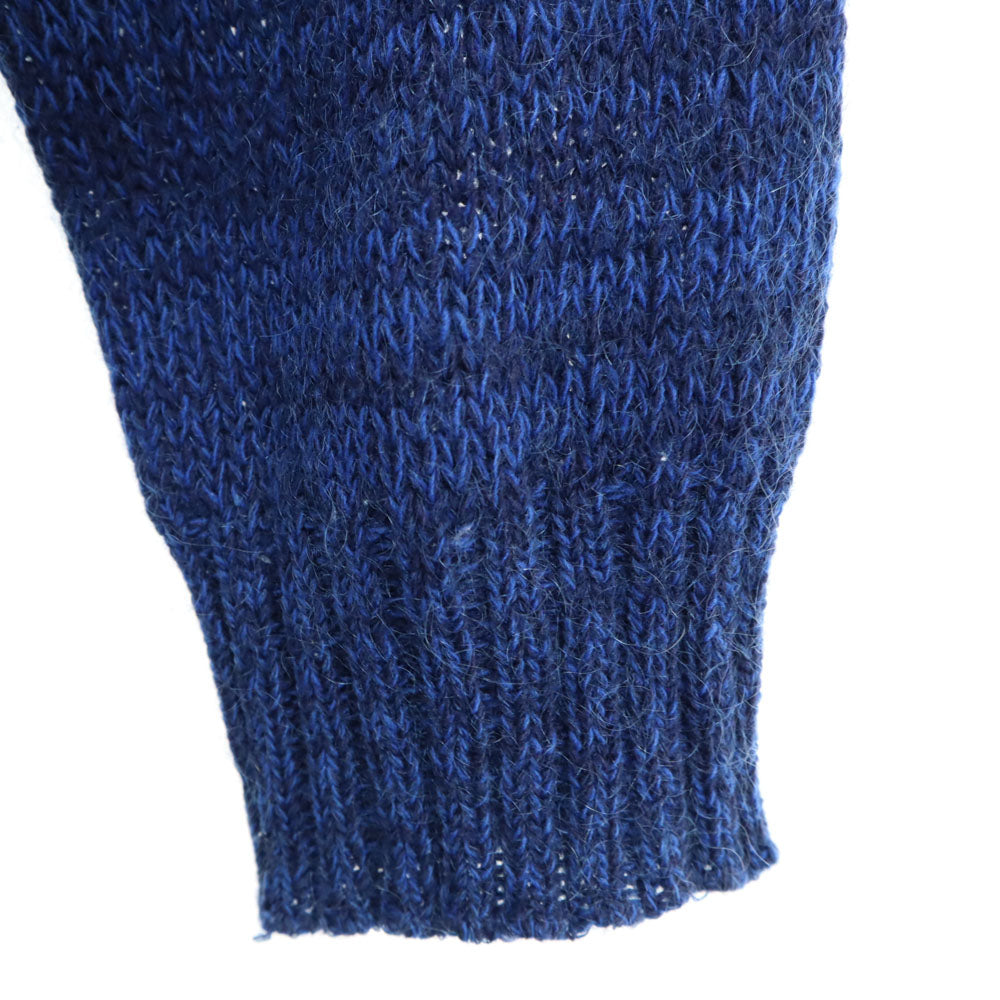 ACNE アクネ ウールブレンド 長袖 セーター S 青紺 ニット メンズ