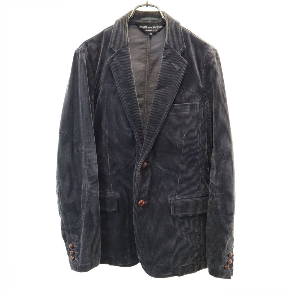 COMME des GARCONS HOMME PLUS コムデギャルソンオムプラス 2010年 日本製 コーデュロイジャケット XS チャコールグレー テーラード メンズ