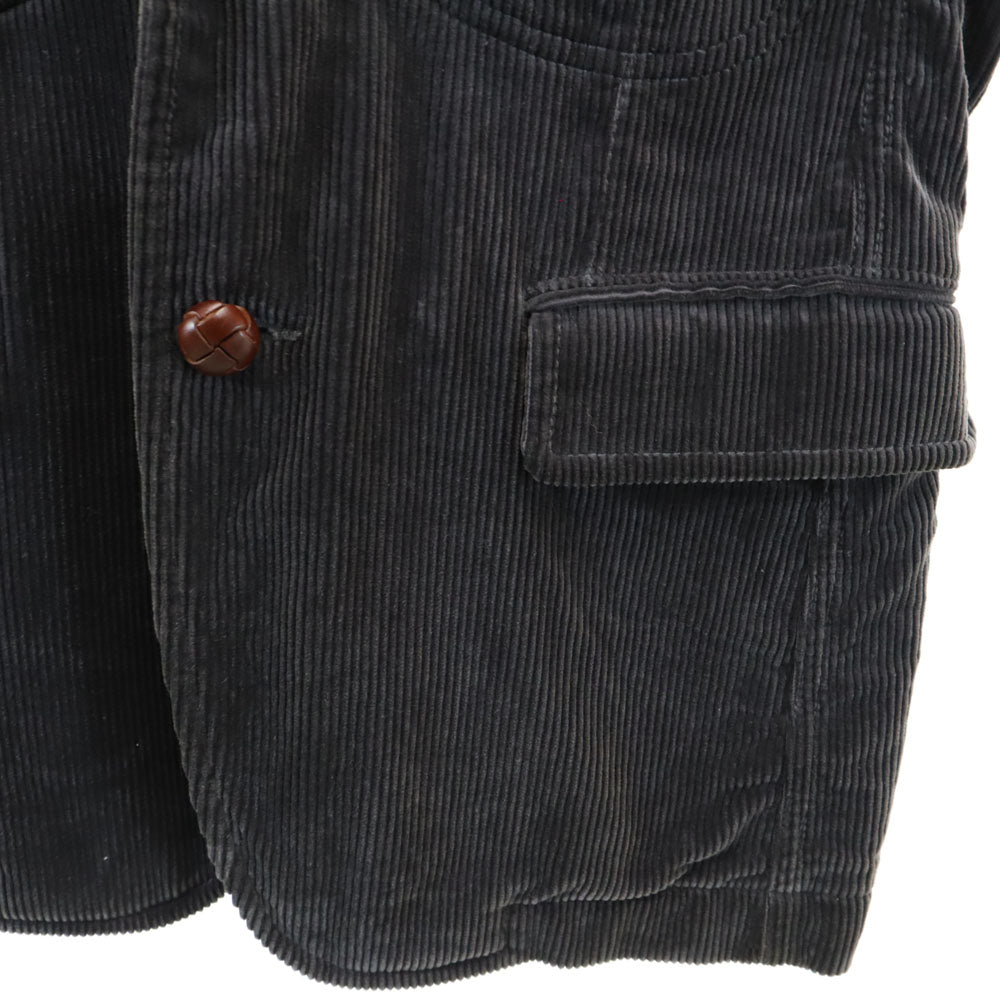 COMME des GARCONS HOMME PLUS コムデギャルソンオムプラス 2010年 日本製 コーデュロイジャケット XS チャコールグレー テーラード メンズ