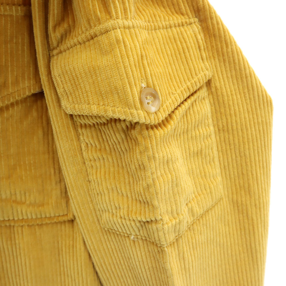 ARROW アロー 70s USA製 ヴィンテージ ブッシュ 長袖 コーデュロイ ミリタリーシャツ 14-14 1/2 マスタード メンズ