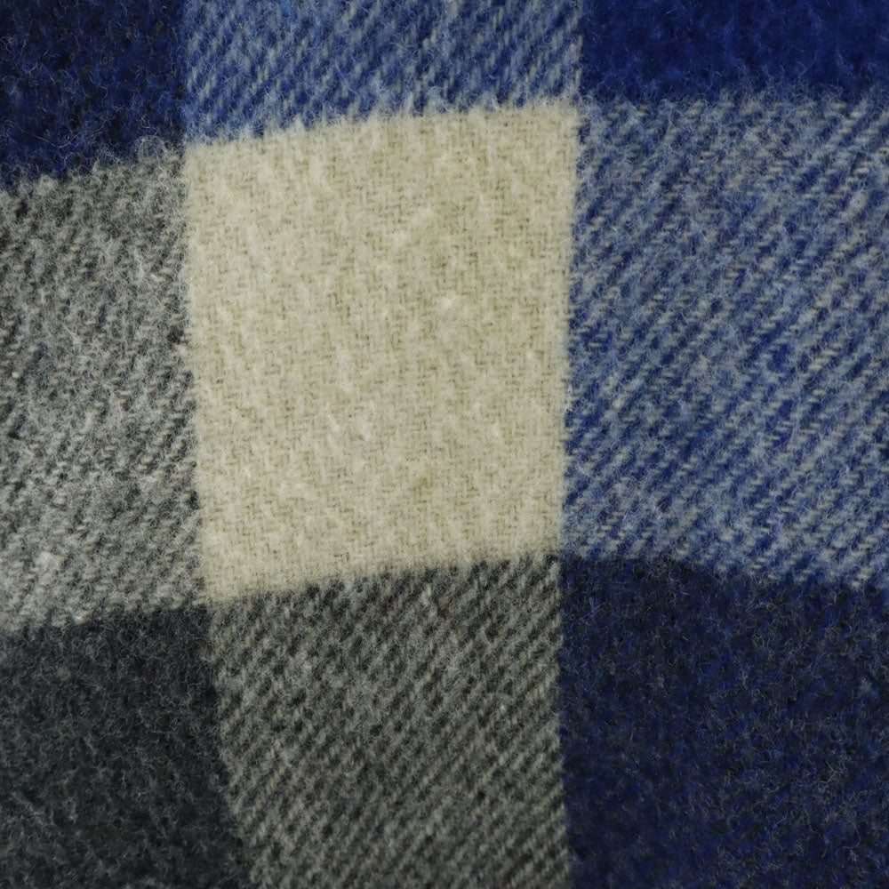 サーモキング 70s 80s ヴィンテージ バファローチェック ウールジャケット S ネイビー メンズ