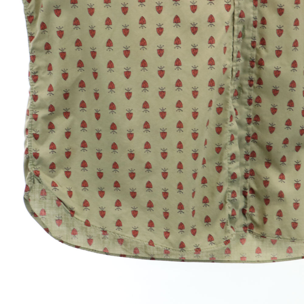 PENNEYS ペニーズ 60s ヴィンテージ 総柄 長袖 ボタンダウンシャツ L ベージュ メンズ