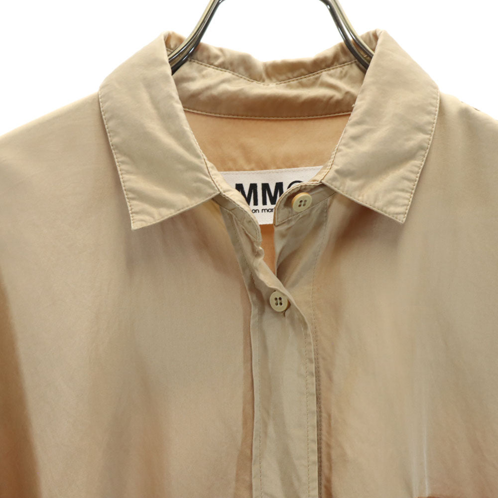 エムエムシックス メゾンマルタンマルジェラ イタリア製 長袖 シャツ 40 ベージュ マルジェラ レディース