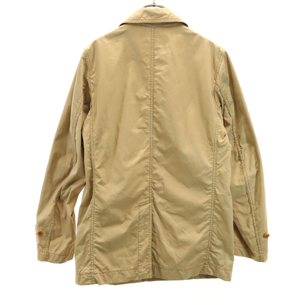 コムデギャルソンオム 2011年 日本製 長袖 ステンカラーコート S ベージュ COMME des GARCONS HOMME メンズ