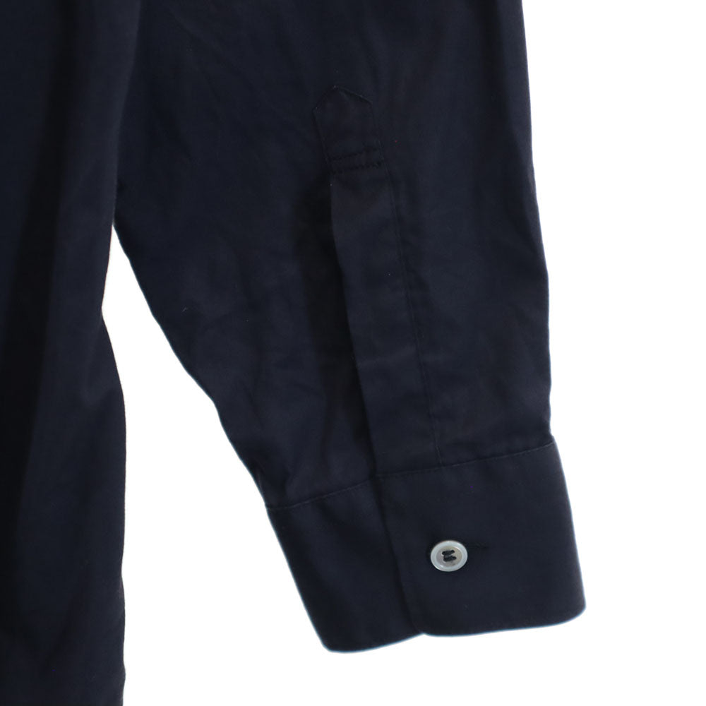 コムデギャルソン 2001年 日本製 長袖 ボタンダウンシャツ S ネイビー COMME des GARCONS メンズ