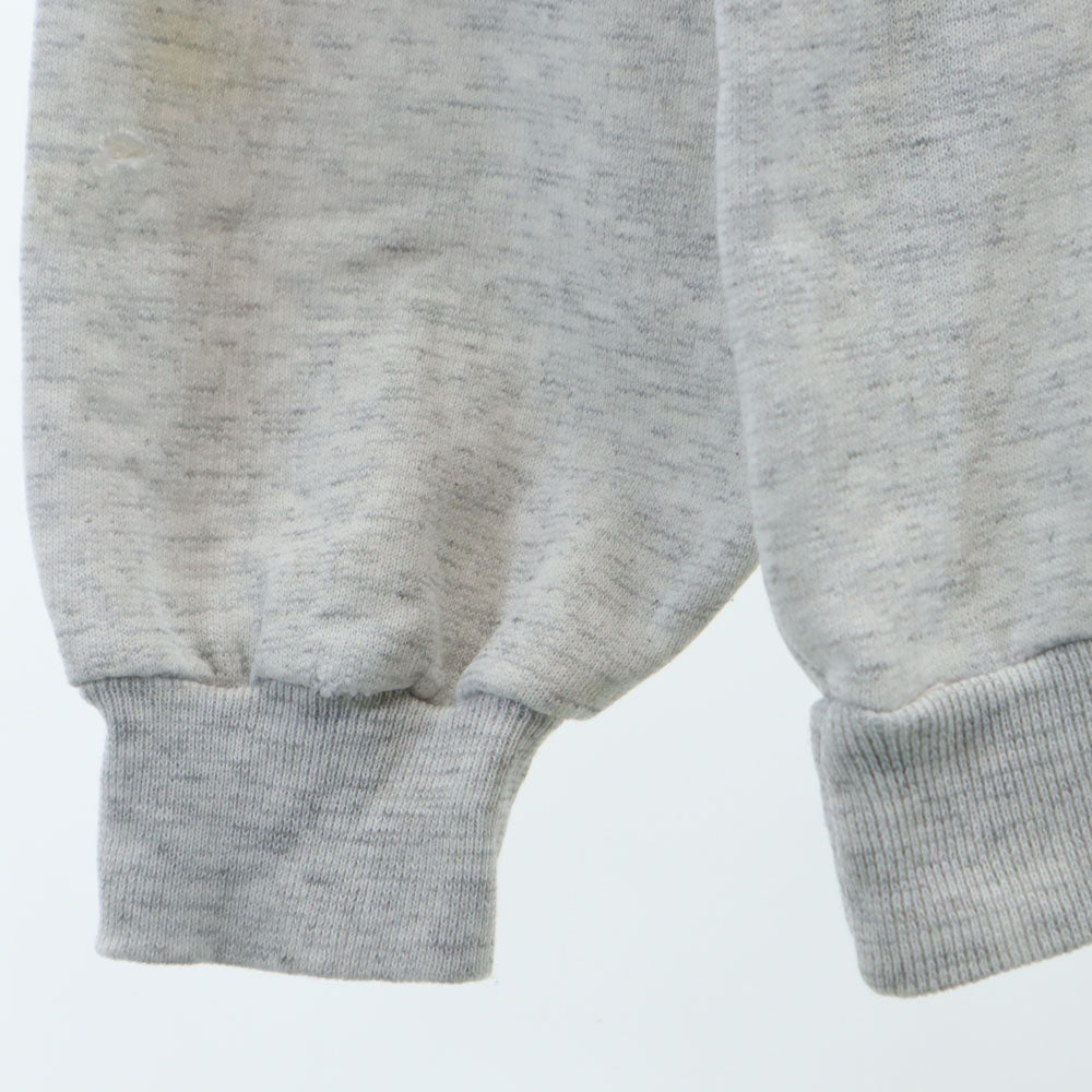 OLD オールド 90s ディズニー ミッキーマウス 長袖 スウェット トレーナー M ライトグレー Disney メンズ