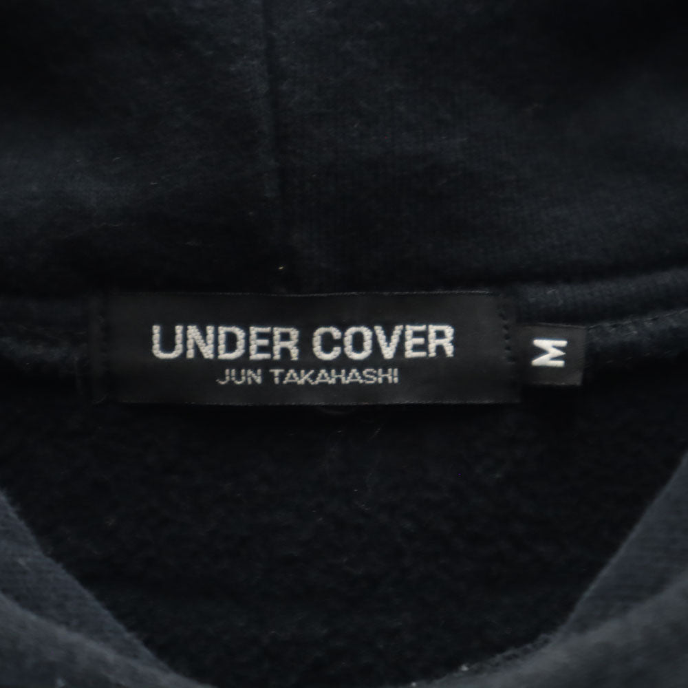 UNDERCOVER アンダーカバー 長袖 スウェットパーカー M ブラック JUN TAKAHASHI 裏起毛 メンズ