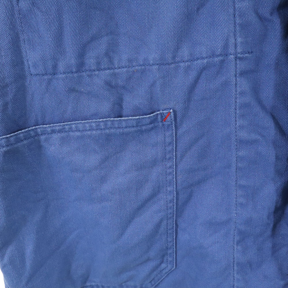 エンジニアードガーメンツ USA製 長袖 ヘリンボーン カバーオール S ブルー Engineered Garments INTERMEDIATES メンズ