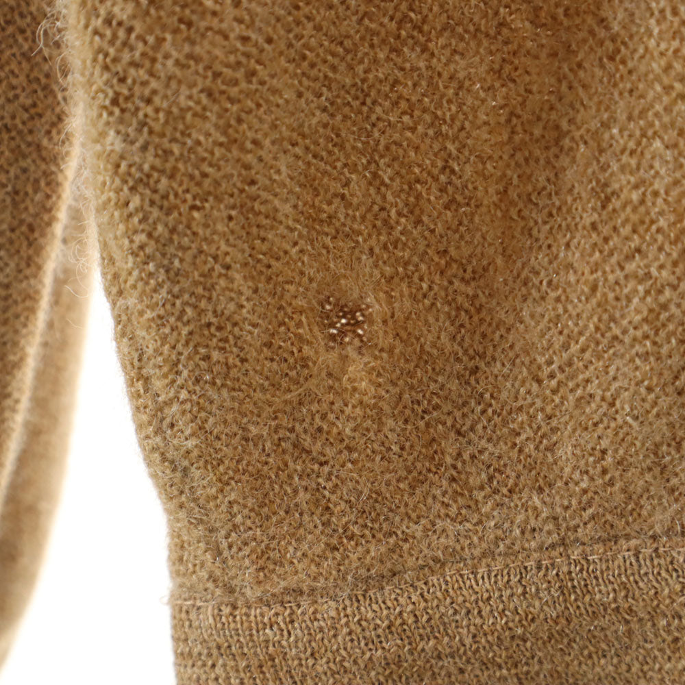 CHEMISE LACOSTE シュミーズラコステ ウール ヴィンテージ 長袖 Vネック セーター 3 ブラウン ニット レディース