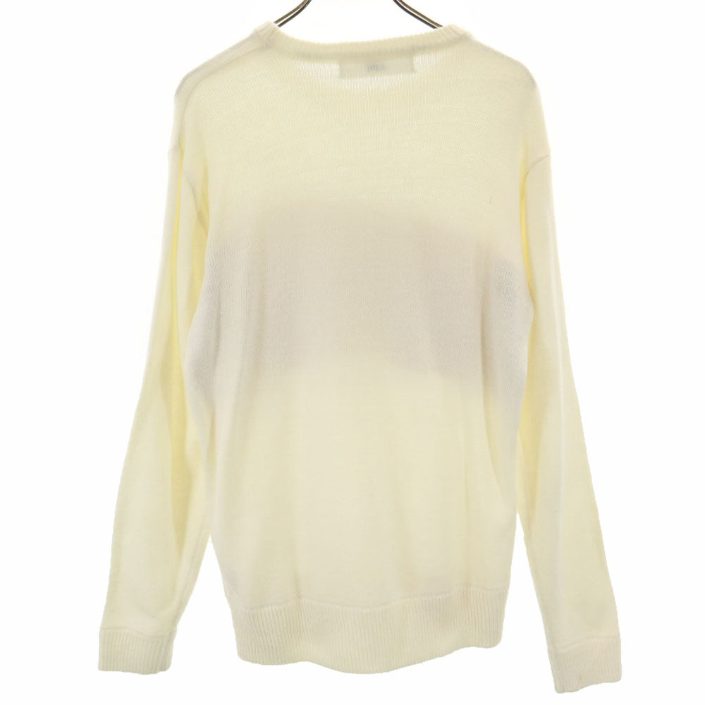 AKM エイケイエム 長袖 セーター L ホワイト ニット メンズ