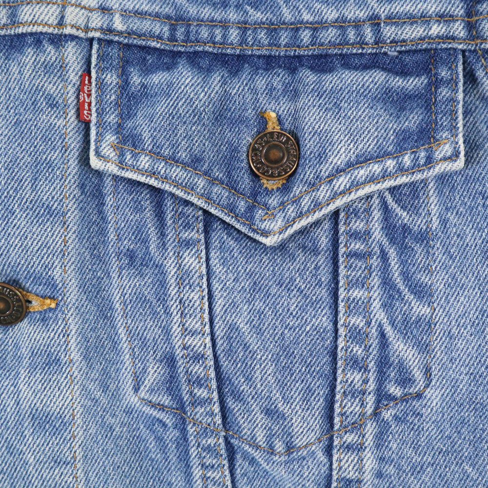 Levi's リーバイス 80s 75405-0212 カナダ製 ヴィンテージ 長袖 デニムジャケット M ジージャン レディース