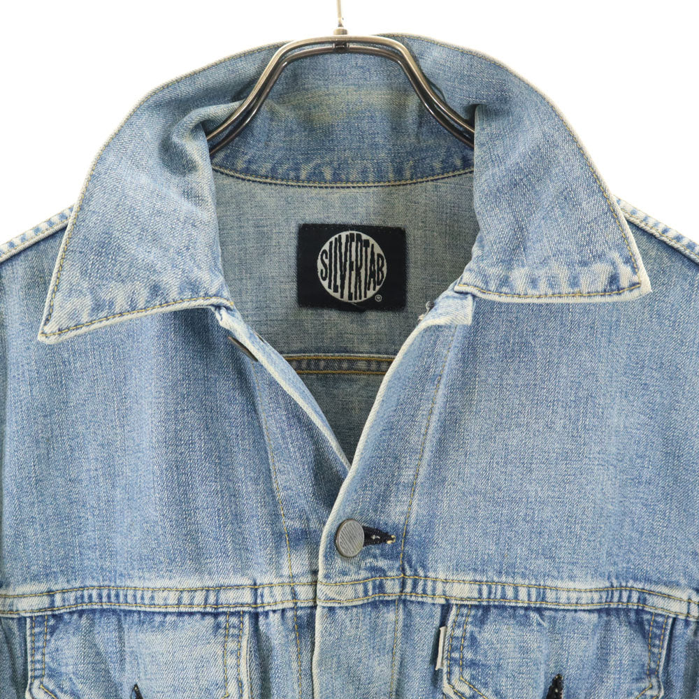 Levis Silver リーバイス シルバータブ 90s 77507-08 日本製 オールド シルバータブ 長袖 デニムジャケット L ジージャン メンズ