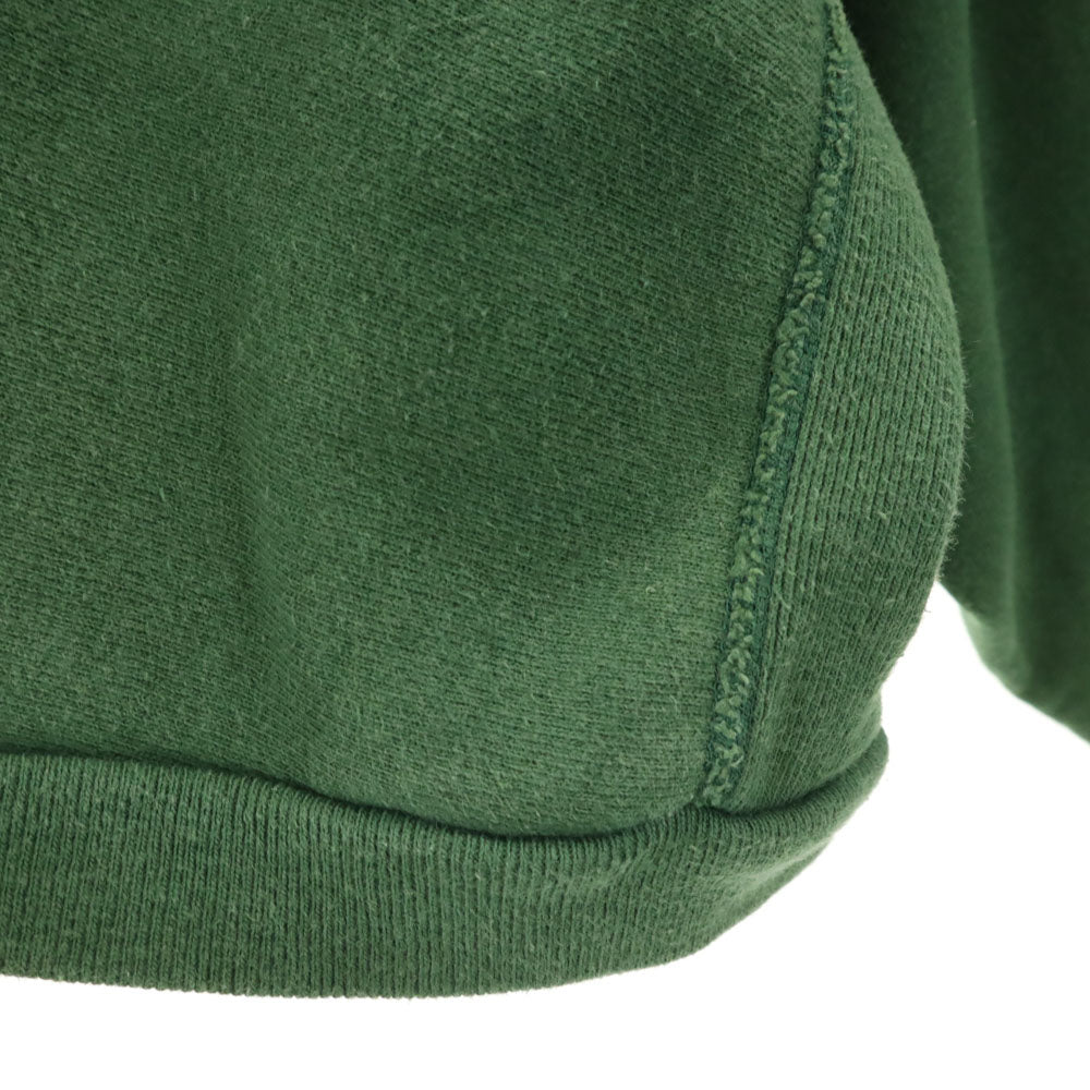 Champion チャンピオン 90s リバースウィーブ USA製 オールド 刺繍タグ カレッジ 長袖 スウェット トレーナー XL グリーン系 REVERSE WEAVE 裏起毛 レディース