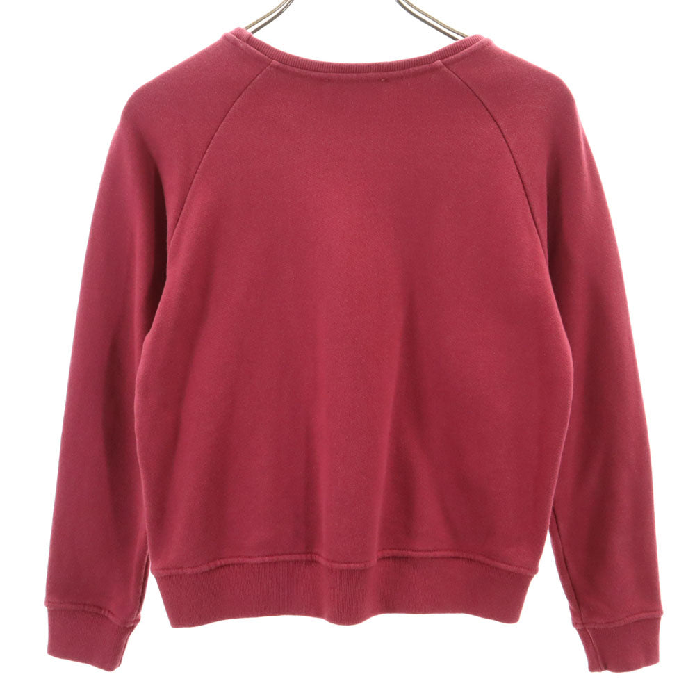 MAISON KITSUNE メゾンキツネ 長袖 トレーナー XS えんじ レディース