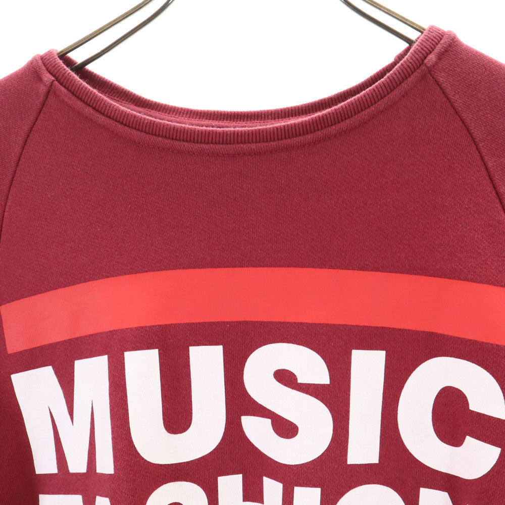 MAISON KITSUNE メゾンキツネ 長袖 トレーナー XS えんじ レディース