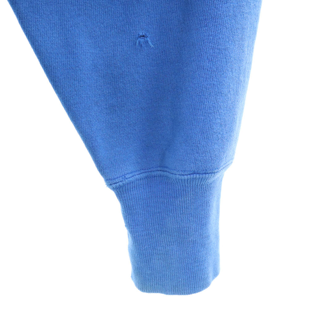 Champion チャンピオン 90s リバースウィーブ USA製 オールド 刺繍タグ 長袖 スウェット トレーナー L ブルー系 REVERSE WEAVE 裏起毛 メンズ