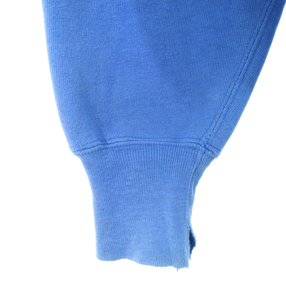 Champion チャンピオン 90s リバースウィーブ USA製 オールド 刺繍タグ 長袖 スウェット トレーナー L ブルー系 REVERSE WEAVE 裏起毛 メンズ