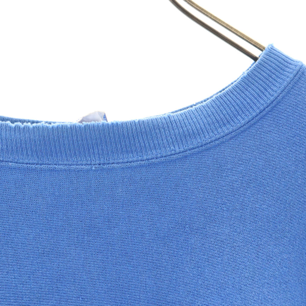 Champion チャンピオン 90s リバースウィーブ USA製 オールド 刺繍タグ 長袖 スウェット トレーナー L ブルー系 REVERSE WEAVE 裏起毛 メンズ