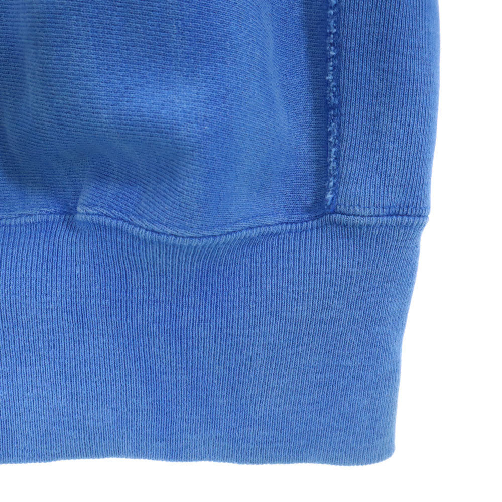 Champion チャンピオン 90s リバースウィーブ USA製 オールド 刺繍タグ 長袖 スウェット トレーナー L ブルー系 REVERSE WEAVE 裏起毛 メンズ